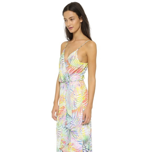 Parker | Colorful Palm Print Maxi Dress - Picture 3 of 4